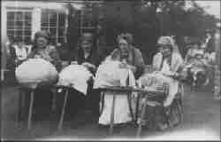 Lace making in 1928