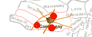 Gamlingay Map