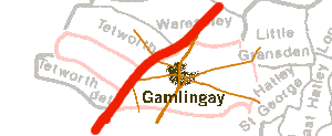 Gamlingay Map